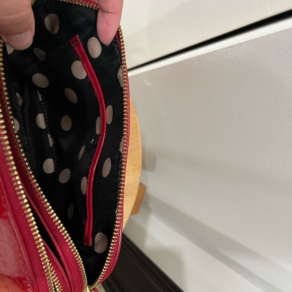 Kate Spade Red Patent Leather Cross Body Purse - Picture 5 of 8